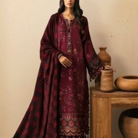 Lawn 3PC Embroidered with Digital Printed Jacquard Dupatta-5149