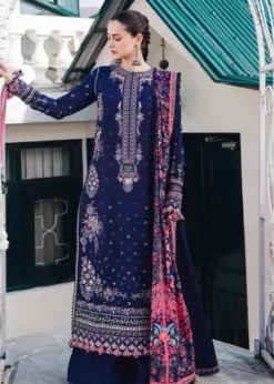 Lawn 3PC Embroidered with Digital Printed Jacquard Dupatta-5161