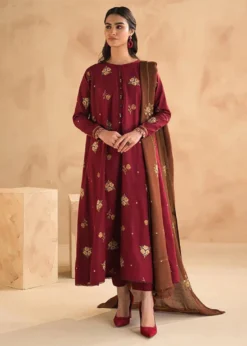 Lawn 3PC Embroidered With Lawn Embroidered Dupatta-5179